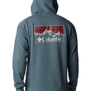 normcore casual Columbia Men's Forest Green Hoodie XL